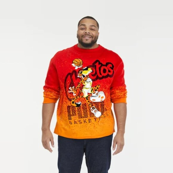 Puma X Cheetos Hoops Basketball Long Sleeve T-shirt Mens Size S - Picture 1 of 10